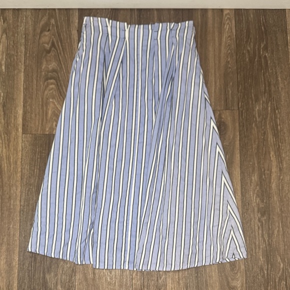 Zara A-Line Skirt in Blue and White Stripes Women’s XS - Picture 12 of 12